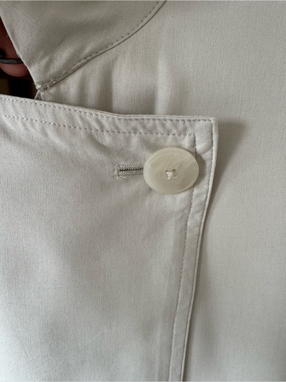 Babaton Light Beige Trench Coat - Picture 8 of 16